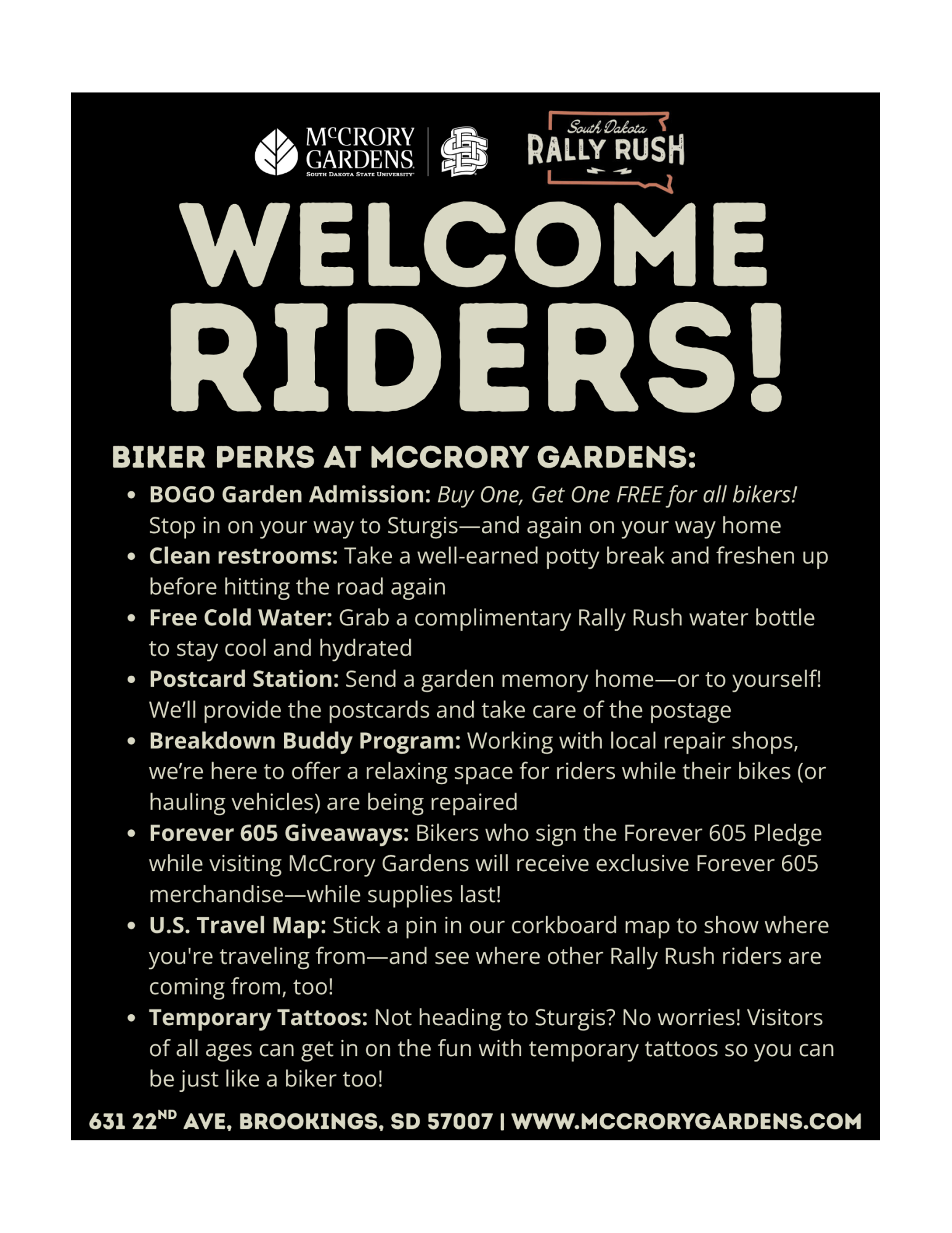 McCrory Gardens Rally Rush